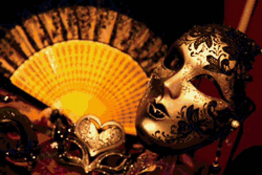 маска - люди, маски, веселье, карнавал, венеция, праздник - предпросмотр
