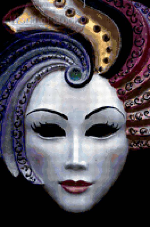 маска - карнавал, веселье, венеция, праздник, люди, маски - предпросмотр