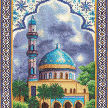 Оригинал схемы вышивки «мечеть» (№374814)