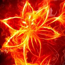 Оригинал схемы вышивки «огненный цветок» (№374822)
