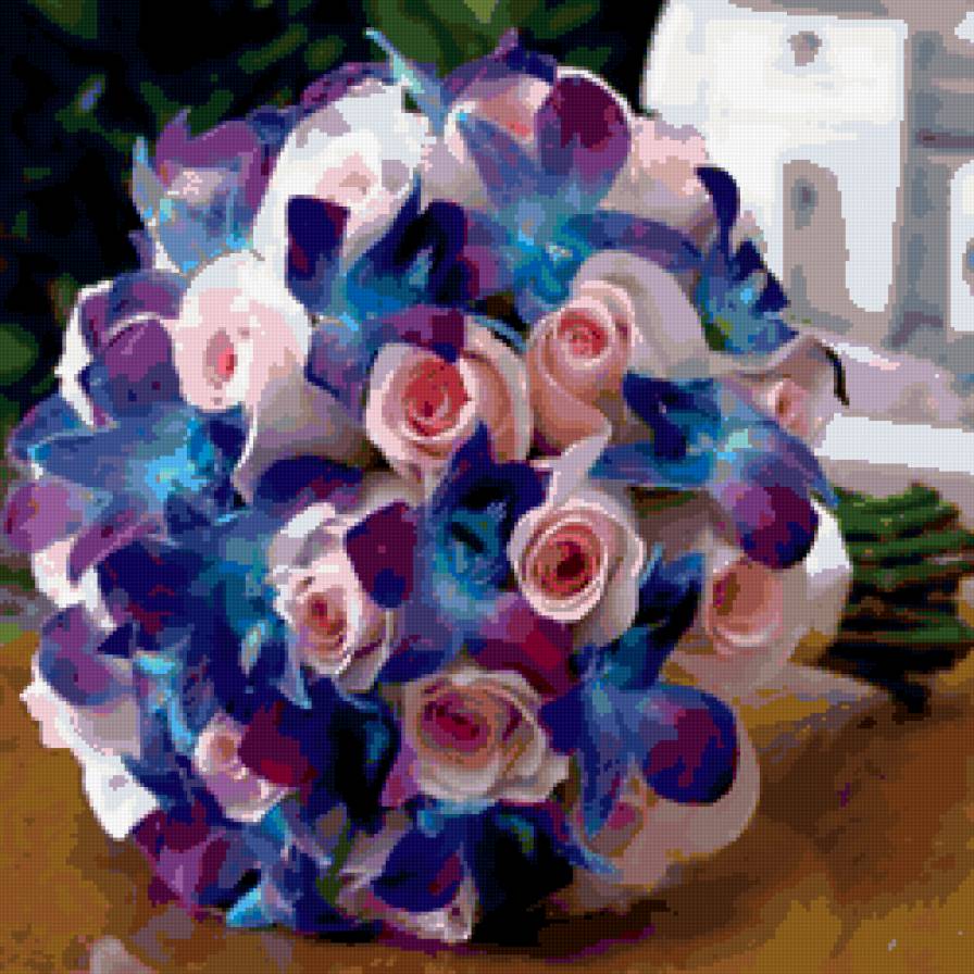 Свадебный букет 3 - свадьба, цветы, букет - предпросмотр