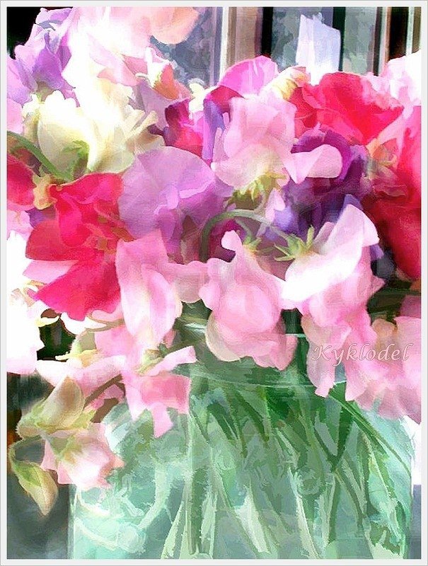 цветы - букет, цветы, весенние цветы, красота, ваза - оригинал