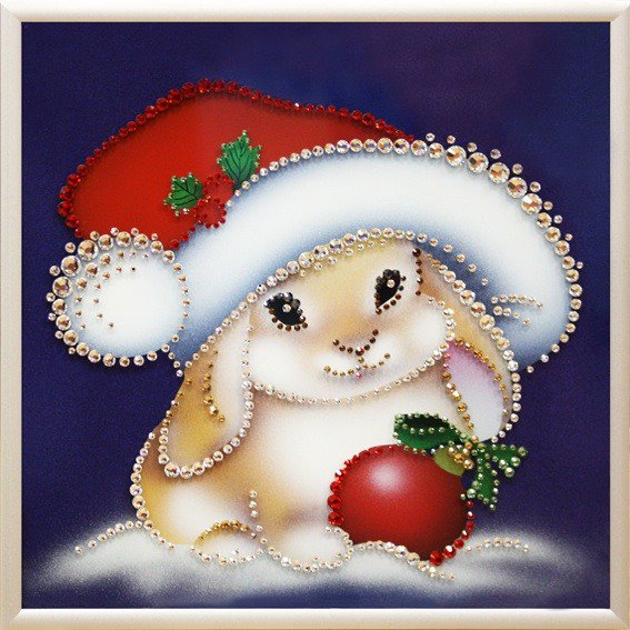 №378398 - для детей, рождество, заяц, зима, снег, новый год, детям, кролик - оригинал
