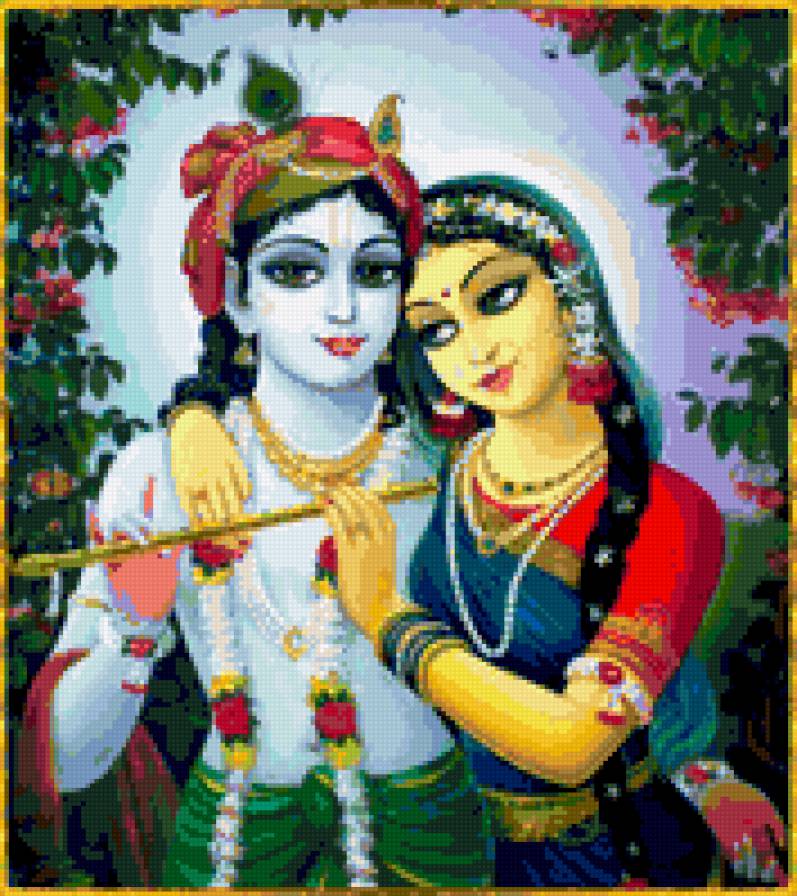 Радха и Кришна - радха, кришна - предпросмотр