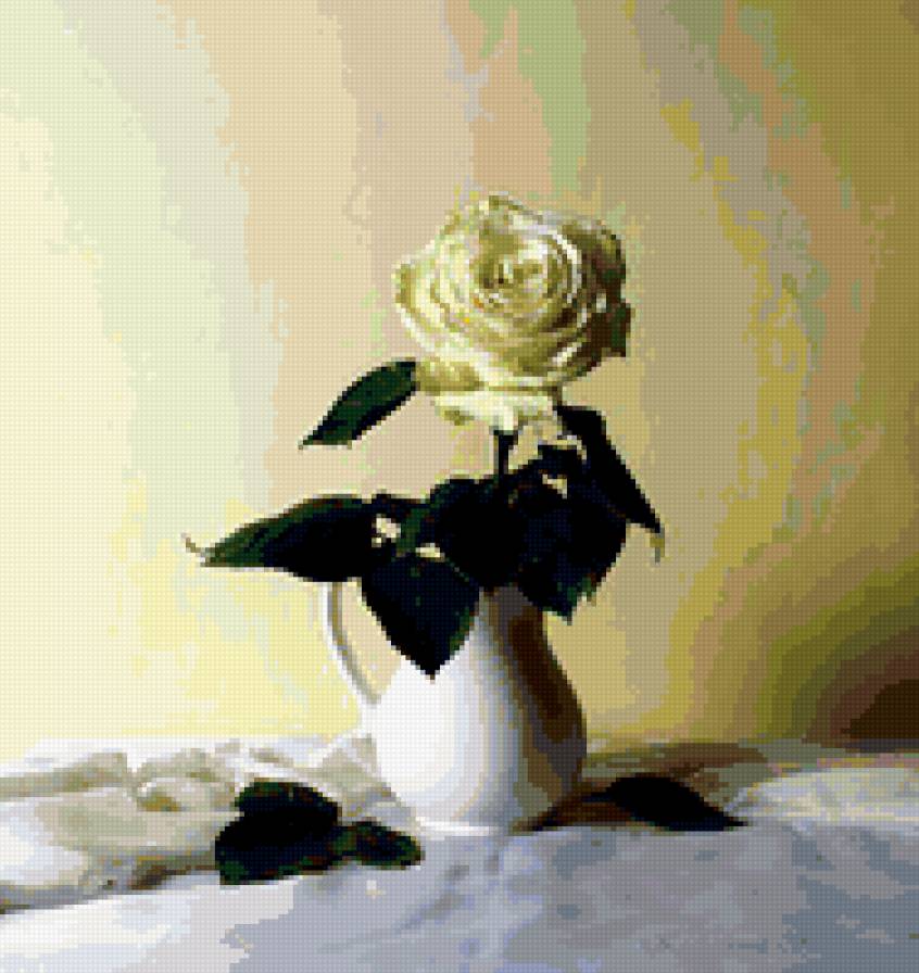 роза - натюрморт, розы, букет, цветы - предпросмотр