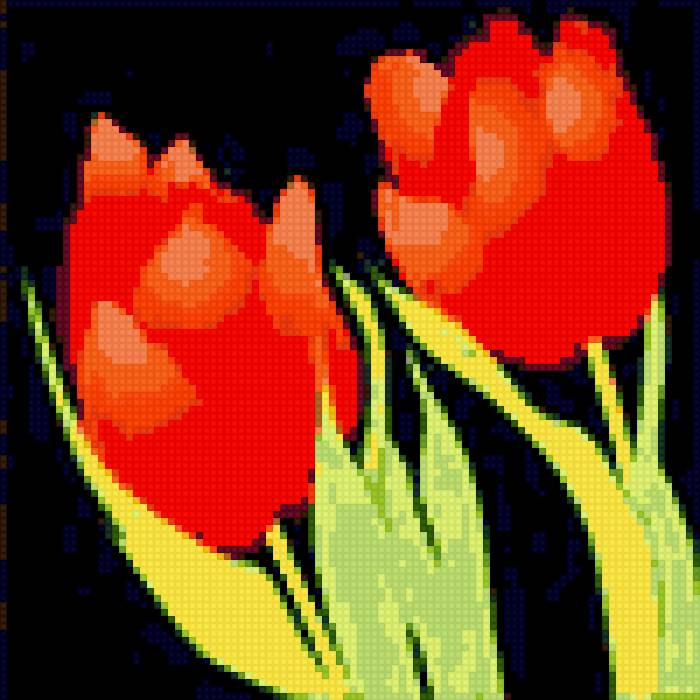 Тюльпаны - тюльпаны, цветы, букет - предпросмотр
