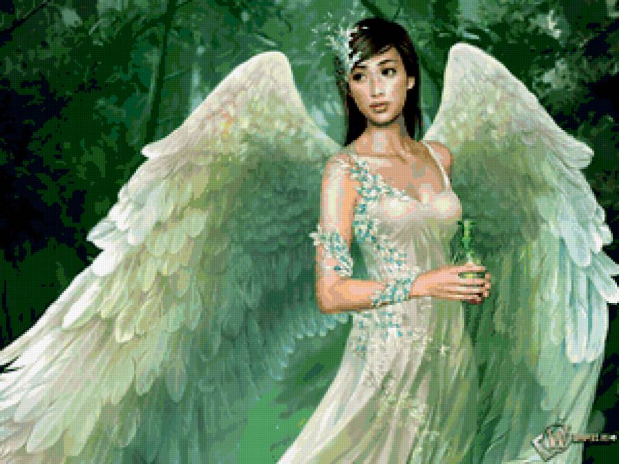 девушка ангел - люди, девушка, ангел - предпросмотр