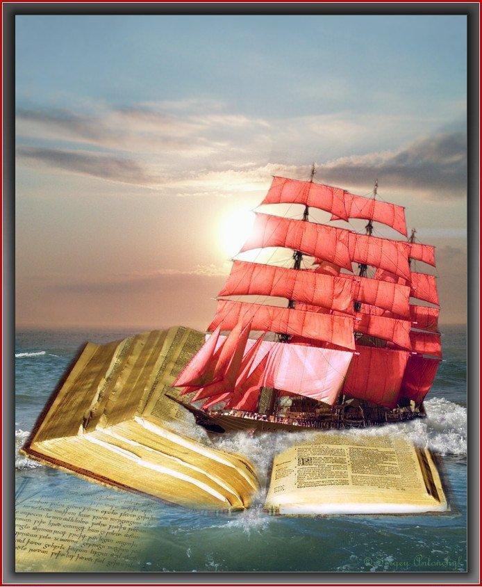 Мечта об Алых парусах - алые паруса, мечта, книга, море - оригинал