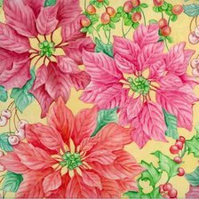 Оригинал схемы вышивки «цветы для подушки» (№384248)