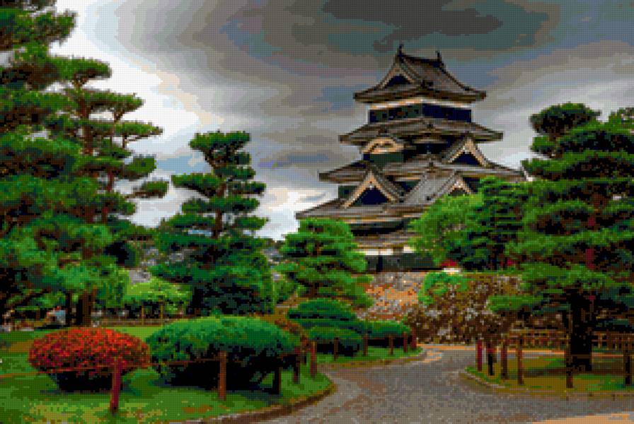японский храм - предпросмотр