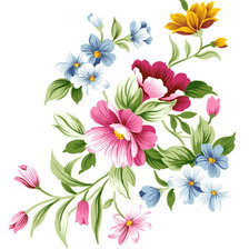 Оригинал схемы вышивки «полевые цветы» (№385100)