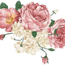 Оригинал схемы вышивки «Розы» (№385347)
