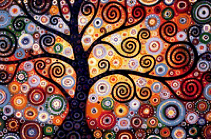 Дерево 2 (Amy Giacomelli) - рисунок, картина, дерево - предпросмотр