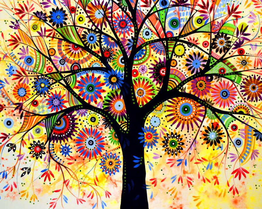 Дерево 3 (Amy Giacomelli) - картина, дерево, рисунок - оригинал