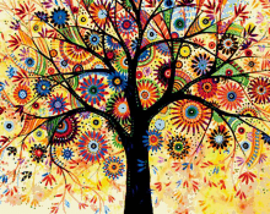 Дерево 3 (Amy Giacomelli) - дерево, картина, рисунок - предпросмотр