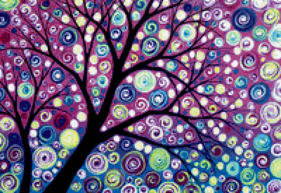 Дерево 6 (Amy Giacomelli) - дерево, картина, рисунок - предпросмотр