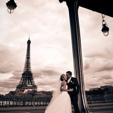 Схема вышивки «Свадьба в Париже»