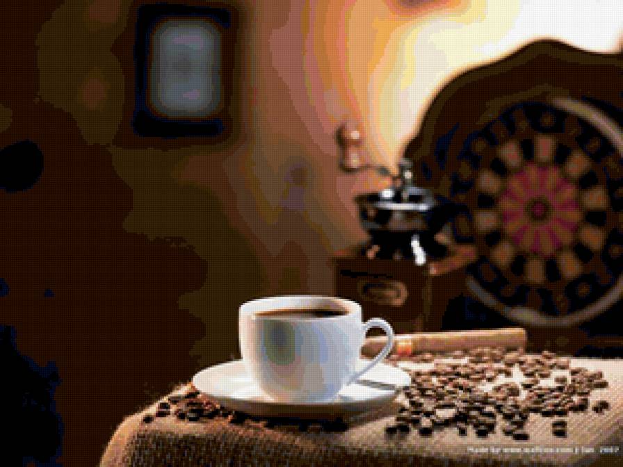 Чашка кофе - для кухни, чашка, корица, кофе - предпросмотр
