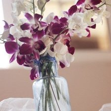 Схема вышивки «Букет орхидей»