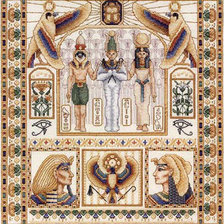 Схема вышивки «Египетские пантеон»