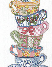 Оригинал схемы вышивки «чайный сервиз» (№389857)