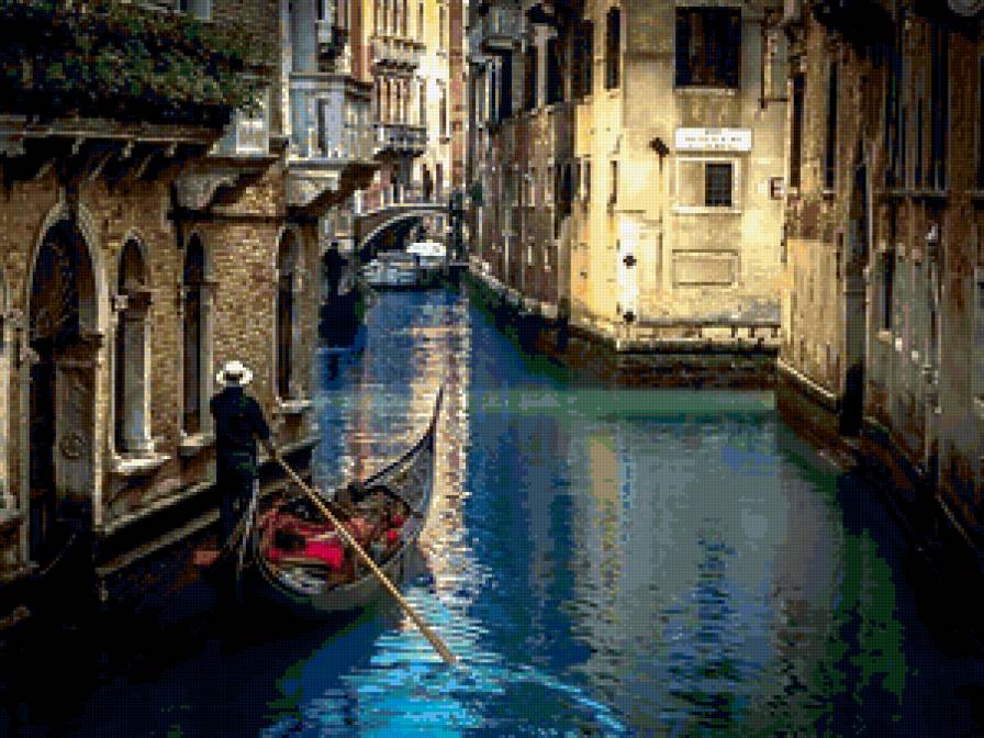 Венеция - италия, лодка, канал, вода, венеция - предпросмотр
