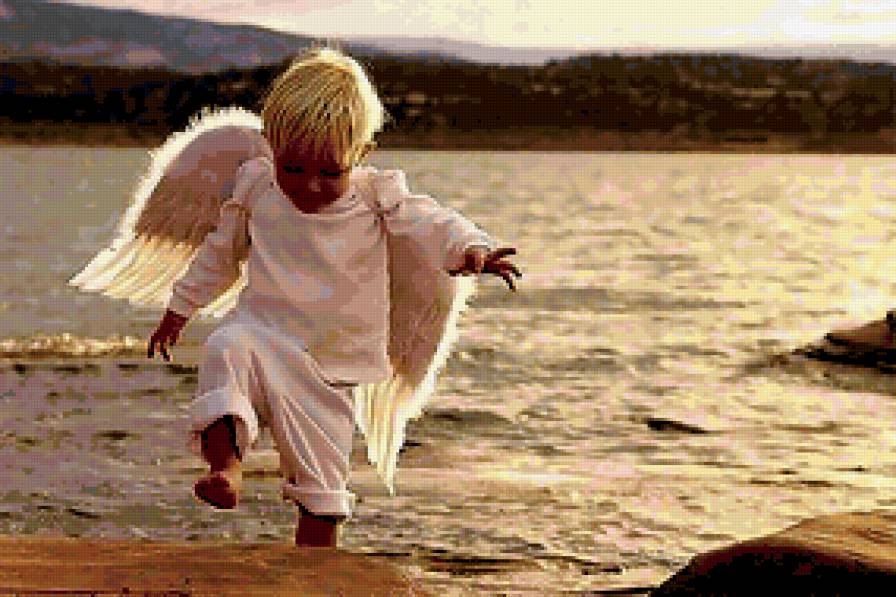 мальчик-ангел - ангелы, дети - предпросмотр