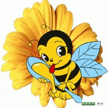 Схема вышивки «пчелка»