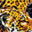 Предпросмотр схемы вышивки «леопарды и попугай» (№392322)