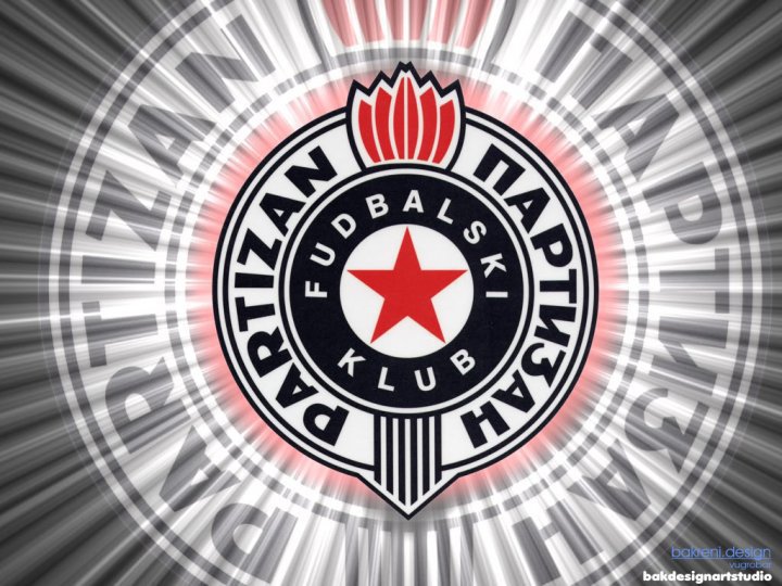 gerb F.K. Partizan iz Belgrada - gerb - оригинал