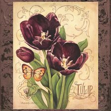 Оригинал схемы вышивки «тюльпаны» (№395699)