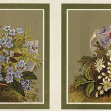 Оригинал схемы вышивки «Триптих Цветы 3» (№395804)