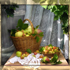 Оригинал схемы вышивки «яблоки» (№395898)