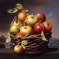 Оригинал схемы вышивки «яблоки» (№396204)