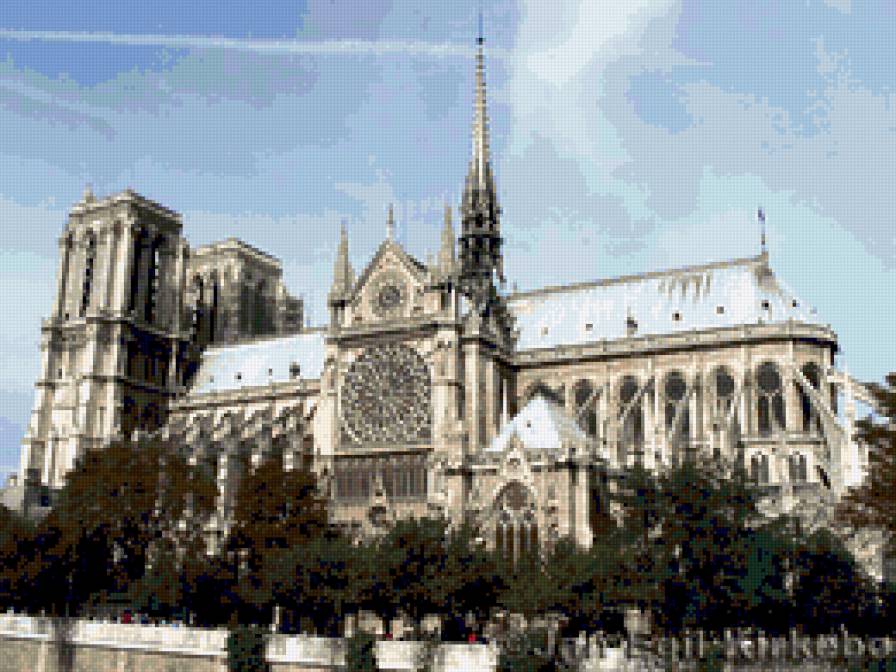 Coбор Парижской богоматери - париж - предпросмотр