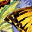 Предпросмотр схемы вышивки «Подушка "Бабочки и васильки"» (№396809)