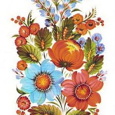 Оригинал схемы вышивки «букет цветов» (№397464)