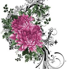 Оригинал схемы вышивки «цветы» (№400147)