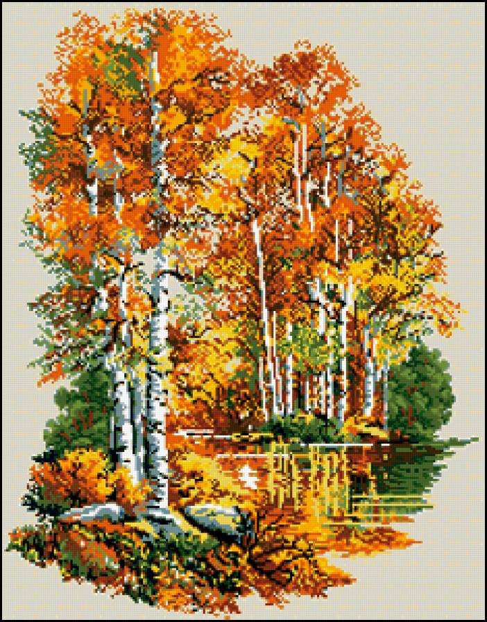 золото осени - осень, лес - предпросмотр