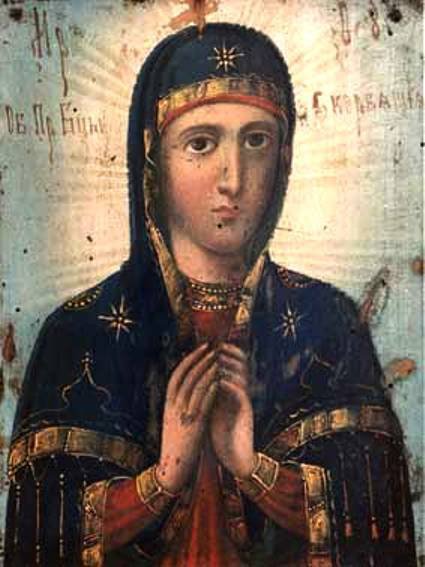 Икона Божьей матери Скорбящая Крымская - богородица, религия, православие, икона - оригинал