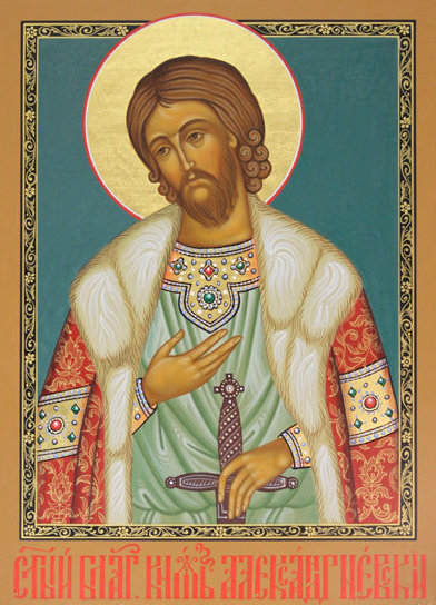 Святой благоверный князь Александр Невский - религия, святой, икона, православие - оригинал