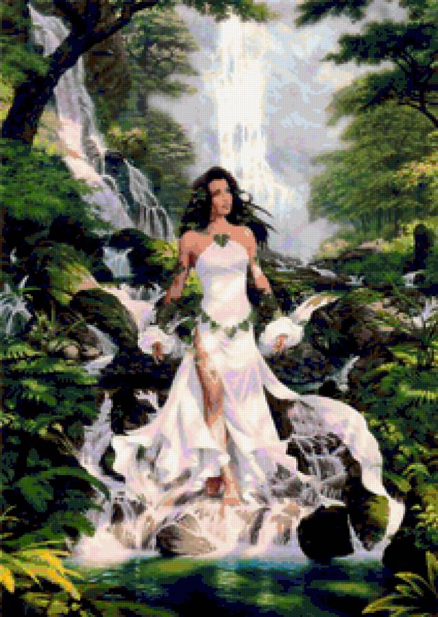 Богиня Леса - природа, девушка - предпросмотр