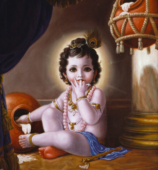 Маленький Кришна - гопал, боги, индия, говинда, кришна - оригинал