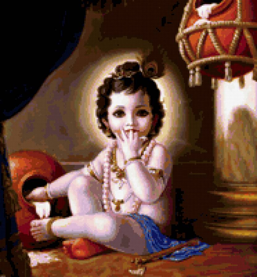Маленький Кришна - боги, гопал, индия, говинда, кришна - предпросмотр