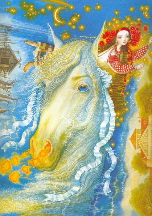 Мечта. - фентези., животные, лошадь, сказки - оригинал
