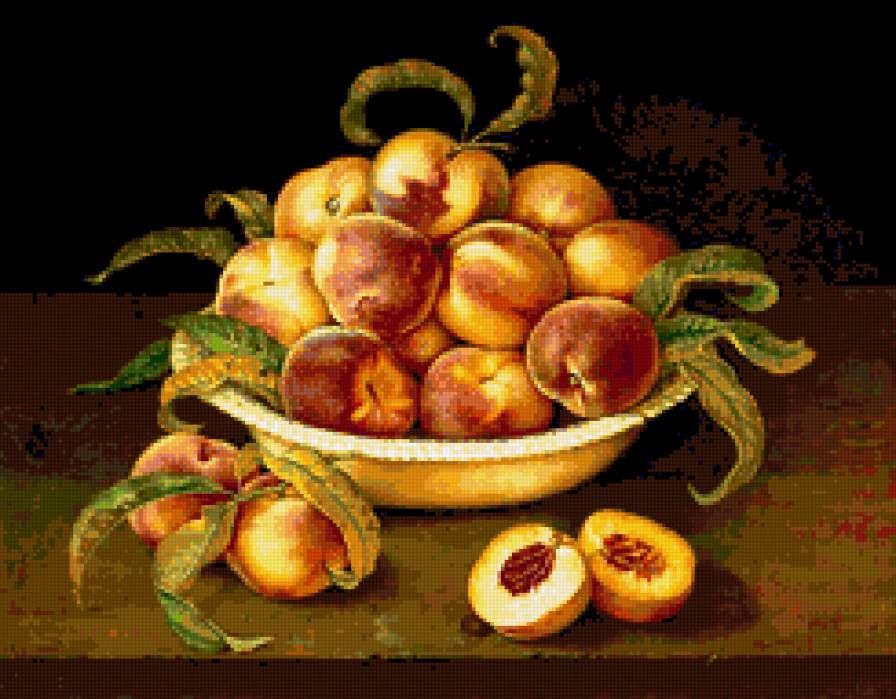 серия "кухня" - фрукты.персики - предпросмотр