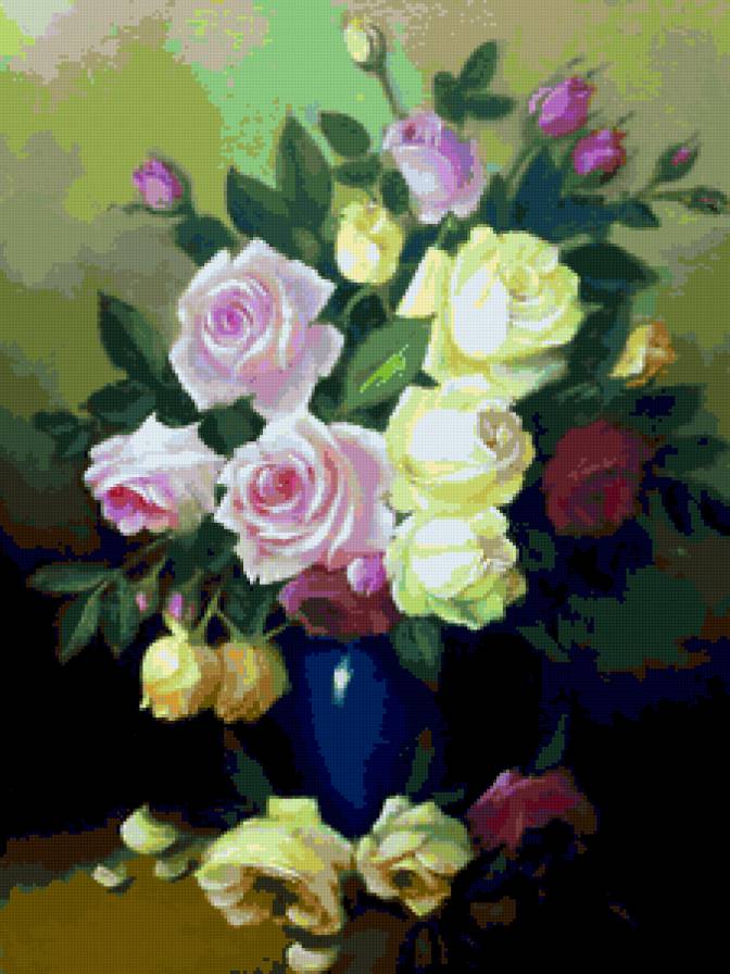 Букет роз - цветы - предпросмотр