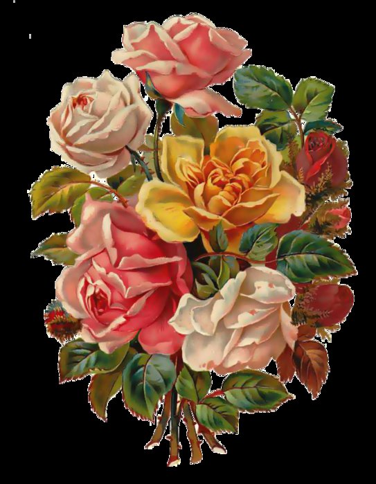 №406748 - букет, натюрморт, розы, живопись, цветы - оригинал
