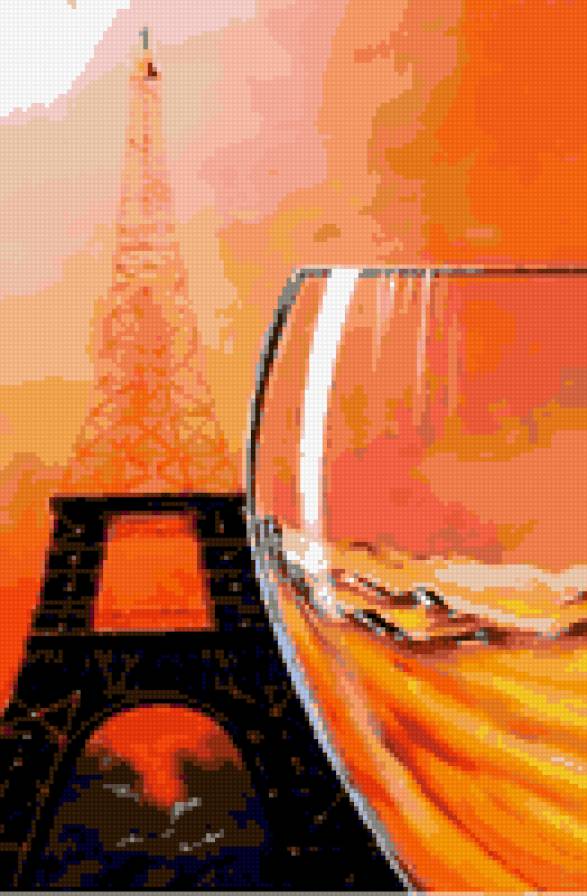 Paris - paris, eifel, wine - предпросмотр