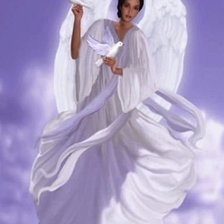 Оригинал схемы вышивки «Ангел» (№407614)